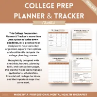 My College Prep Planner and Tracker – Image 4