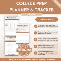 My College Prep Planner and Tracker – Image 5