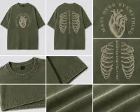 The Vital Tee – M, Army Green