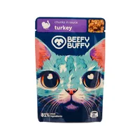 BEEFY BUFFY Zestaw Kawałki w sosie | 4 smaki | dla dorosłych kotów | 85 g – Image 5