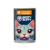 BEEFY BUFFY Zestaw Kawałki w sosie | 5 smakiw | dla dorosłych kotów | 30x415g – Image 5