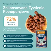 BEEFY BUFFY Zestaw Kawałki w sosie | Kurczak | dla dorosłych kotów | 415g – Image 9