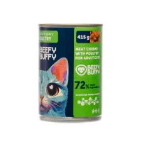 BEEFY BUFFY Kawałki w sosie | Drób | dla dorosłych kotów | 415 g – Image 2