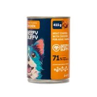 BEEFY BUFFY Zestaw Kawałki w sosie z kurczakiem | dla dorosłych psów | 415g – Image 3
