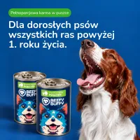 BEEFY BUFFY Kawałki w sosie z drobiem | dla dorosłych psów | 415 g – Image 8