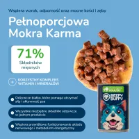 BEEFY BUFFY Kawałki w sosie z drobiem | dla dorosłych psów | 415 g – Image 6