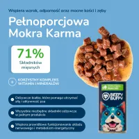 BEEFY BUFFY Kawałki w sosie z drobiem | dla dorosłych psów | 1240 g – Image 4