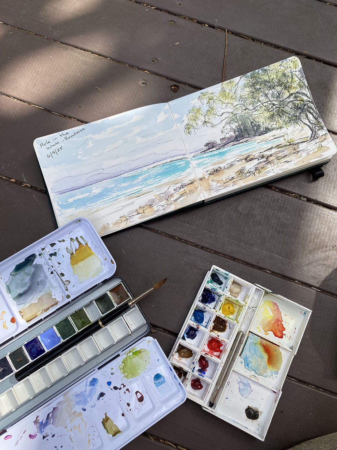 Sketchbooking with Pen & Watercolour Wash – Image 1