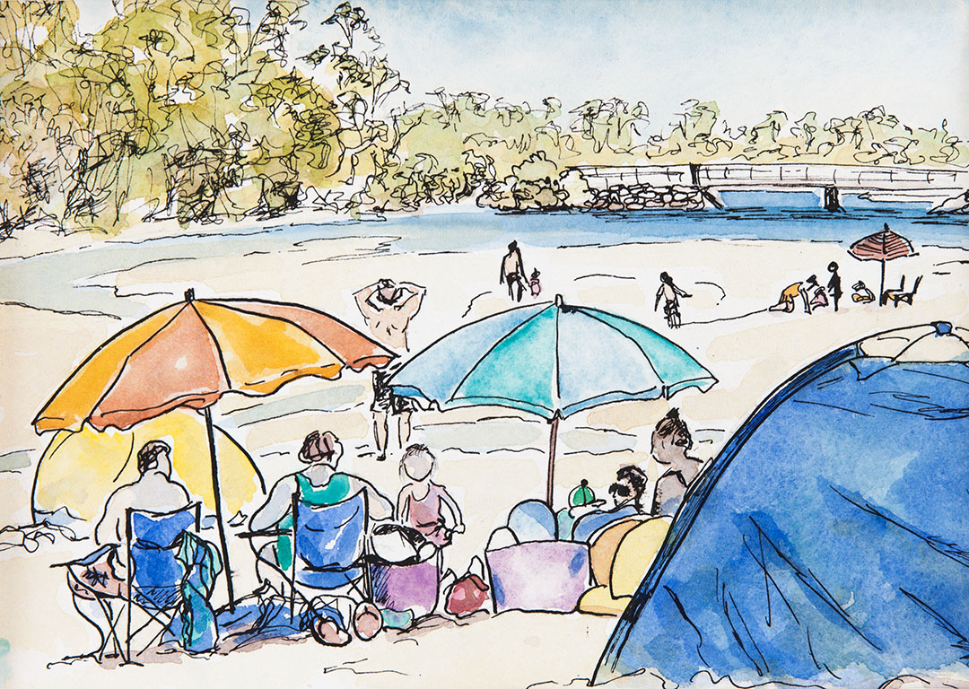 Sketchbooking with Pen & Watercolour Wash – Image 2