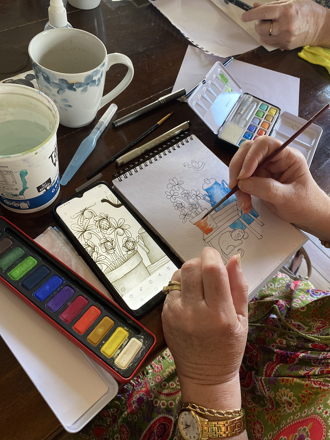 Sketchbooking with Pen & Watercolour Wash – Image 5