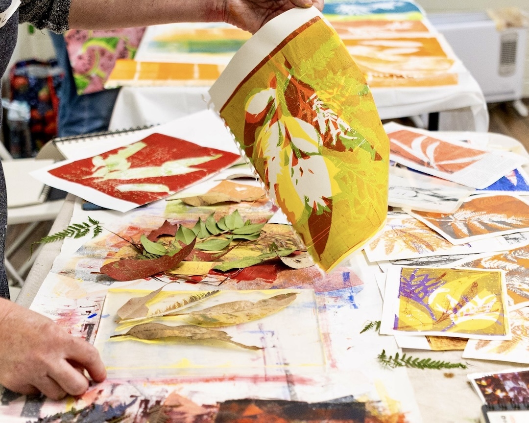 Natural Print & Stitch: Creating a Furoshiki – Image 2