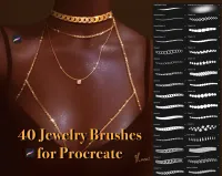 40 Jewelry Brushes for Procreate – Image 1