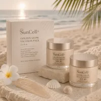 SunCell+ Golden Glow Vacation Pack - 2 x 4 oz – Image 1