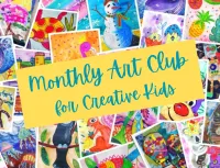 Monthly Online Art Club for Creative Kids – Image 1