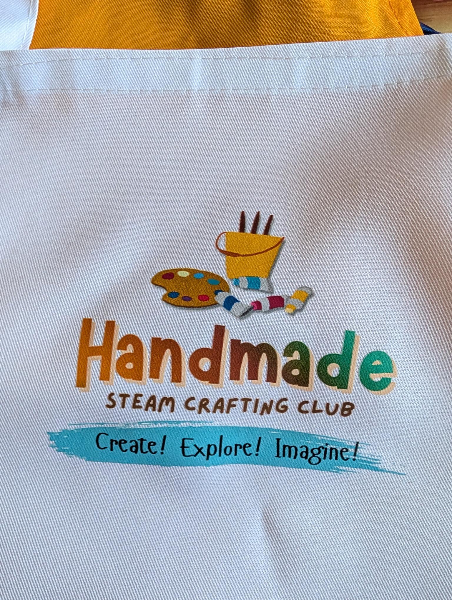 Handmade STEAM Crafting Club Apron – Image 4