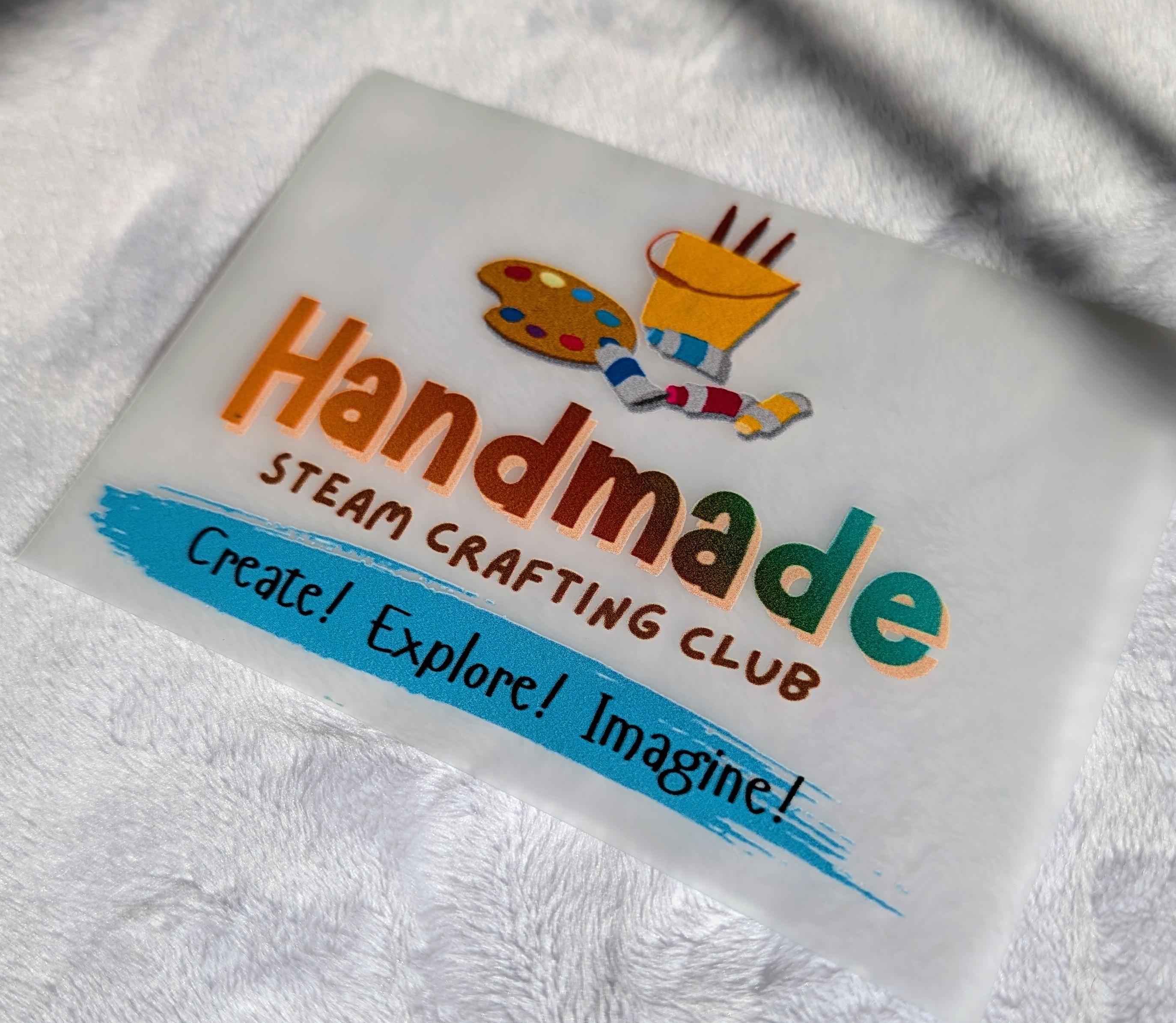 Handmade STEAM Crafting Club Logo Transfer – Image 3