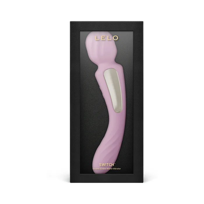 LELO SWITCH Double-Sided Wand Vibrator Soft Pink – Image 1