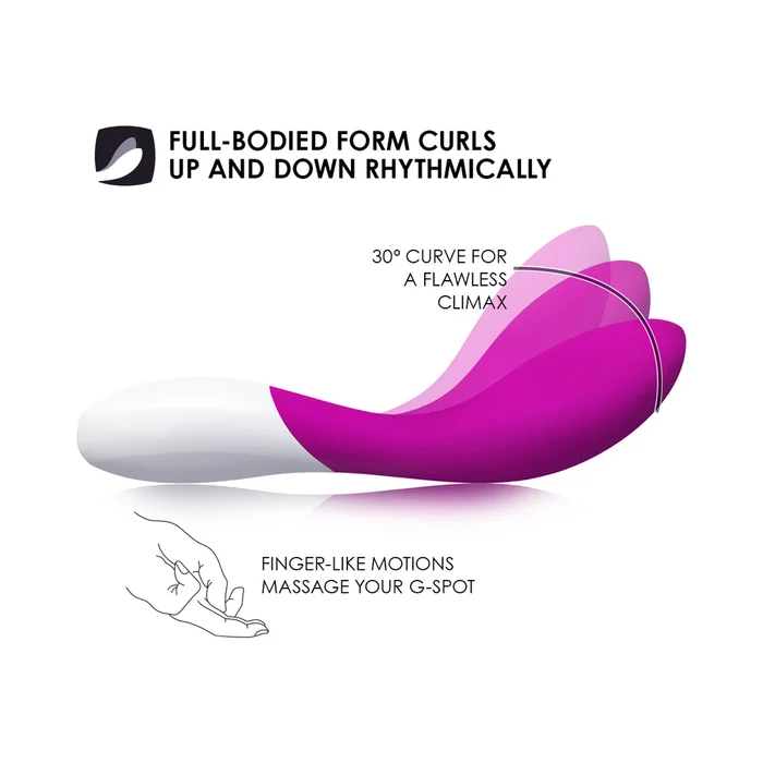 LELO MONA WAVE Rechargeable G-Spot Vibrator Deep Rose – Image 3