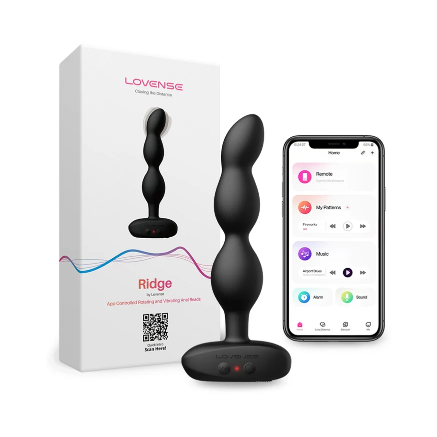 Lovense Ridge Vibrating and Rotating Anal Beads – Image 1