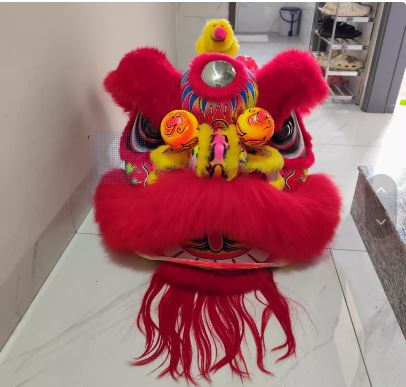 Kids Lion Dance Foam Full Costume – Blink Eyes – Chinese Lion Dance Toy for Training, Performance & Cultural Events – Image 6