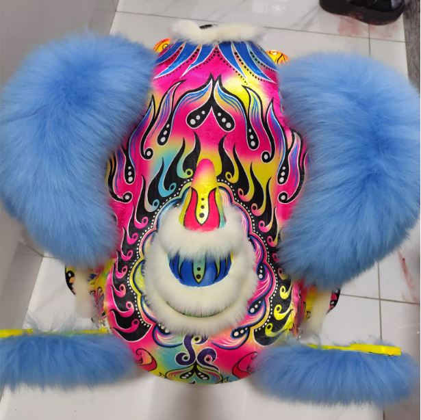 Kids Lion Dance Foam Full Costume – Blink Eyes – Chinese Lion Dance Toy for Training, Performance & Cultural Events – Image 5