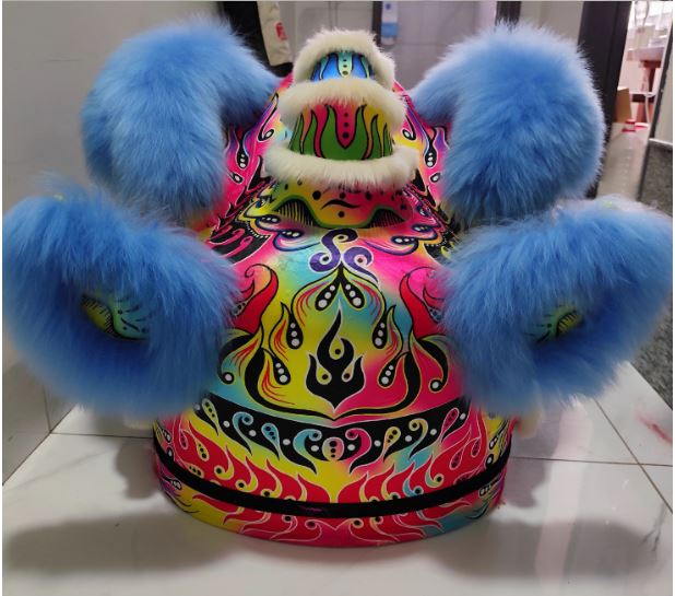Kids Lion Dance Foam Full Costume – Blink Eyes – Chinese Lion Dance Toy for Training, Performance & Cultural Events – Image 7
