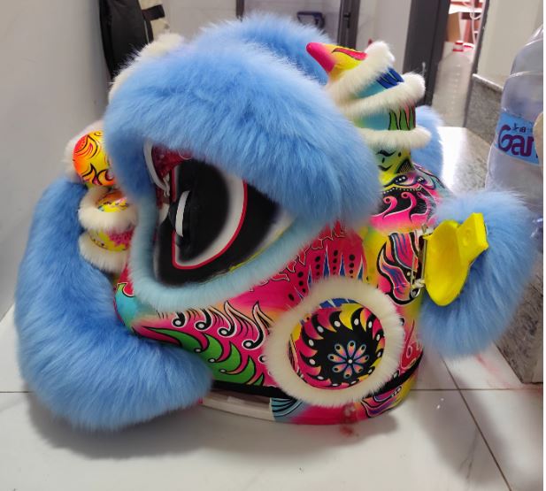 Kids Lion Dance Foam Full Costume – Blink Eyes – Chinese Lion Dance Toy for Training, Performance & Cultural Events – Image 8