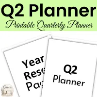 Q2 Planner Printable Quarterly Planner – Image 1