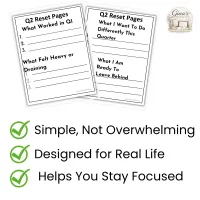 Q2 Planner Printable Quarterly Planner – Image 2