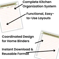 Pantry and Freezer Inventory Printable with Shopping List – Image 4