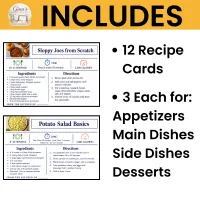 Budget-Friendly Potluck Recipe Cards – Image 3