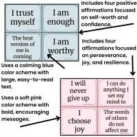 Self-Care Affirmation Cards Printable | Positive Mindset & Wellness – Image 4