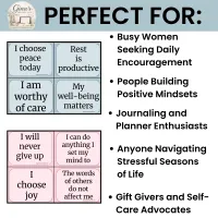 Self-Care Affirmation Cards Printable | Positive Mindset & Wellness – Image 6