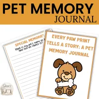EVERY PAW PRINT TELLS A STORY: A PET MEMORY JOURNAL – Image 1