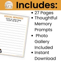 EVERY PAW PRINT TELLS A STORY: A PET MEMORY JOURNAL – Image 3