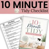10 Minute Tidy Checklist | Simple Cleaning Routine Printable – Image 1