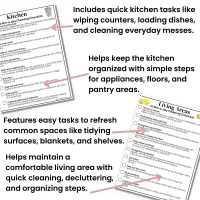 10 Minute Tidy Checklist | Simple Cleaning Routine Printable – Image 4