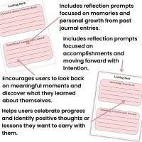 Printable Reflection Journal | Floral Self Care Journal Pages – Image 5
