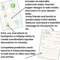 Boy Stork Baby Shower Party Kit – Image 5