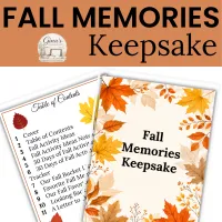 Fall Memories Keepsake | Autumn Activities & Memory Journal – Image 1