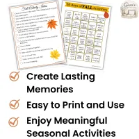Fall Memories Keepsake | Autumn Activities & Memory Journal – Image 2
