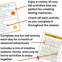 Fall Memories Keepsake | Autumn Activities & Memory Journal – Image 4