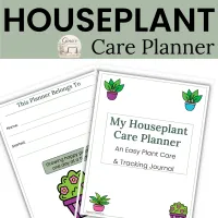 Houseplant Care Planner Printable Plant Care & Tracking Journal – Image 1