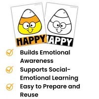 Candy Corn Emotions Posters | Fall Feelings SEL Classroom Decor & Visuals – Image 2