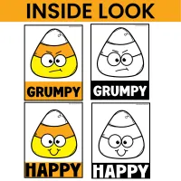 Candy Corn Emotions Posters | Fall Feelings SEL Classroom Decor & Visuals – Image 4