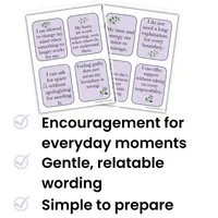 Healthy Boundaries Affirmation Cards – Image 2
