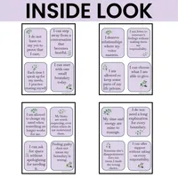 Healthy Boundaries Affirmation Cards – Image 4