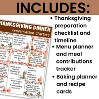 Thanksgiving Dinner Planner – Image 3