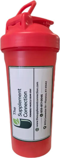 The Supplement Connection Shaker Cup Red – Image 1