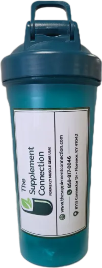 The Supplement Connection Shaker Cup Blue – Image 1